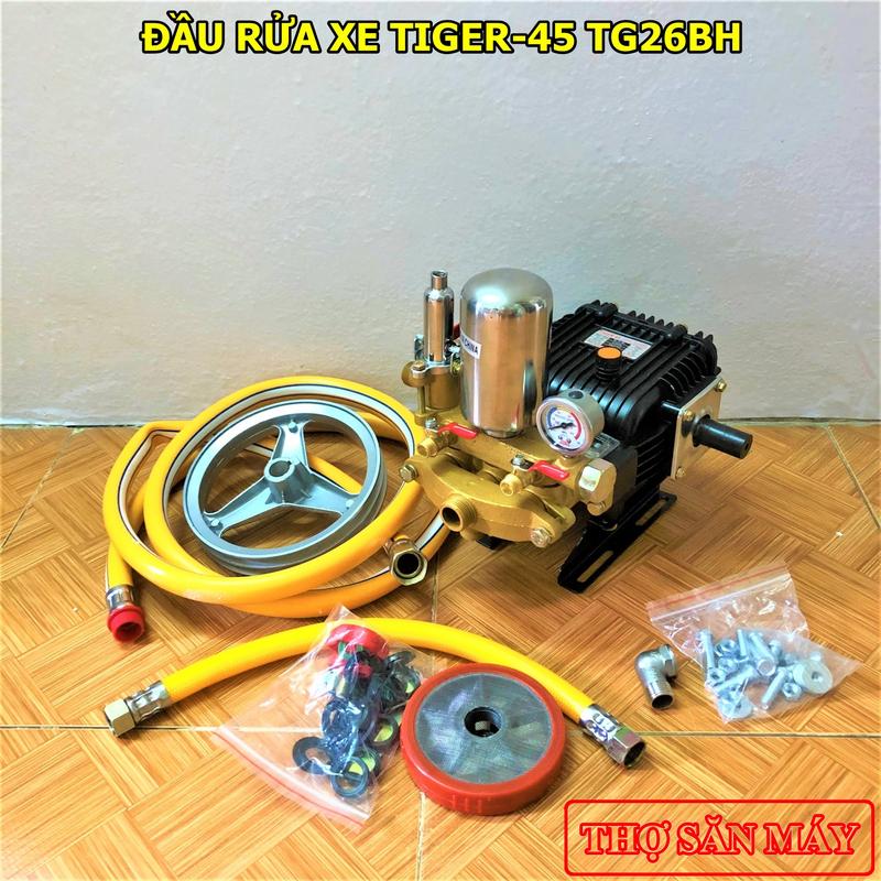 Product Introduction of ĐẦU RỬA XE CAO ÁP THÁI LAN 1HP TIGER 45 TG26BH - MÁY RỬA XE ĐẦU RỜI - BẢO HÀNH 6 THÁNG 6