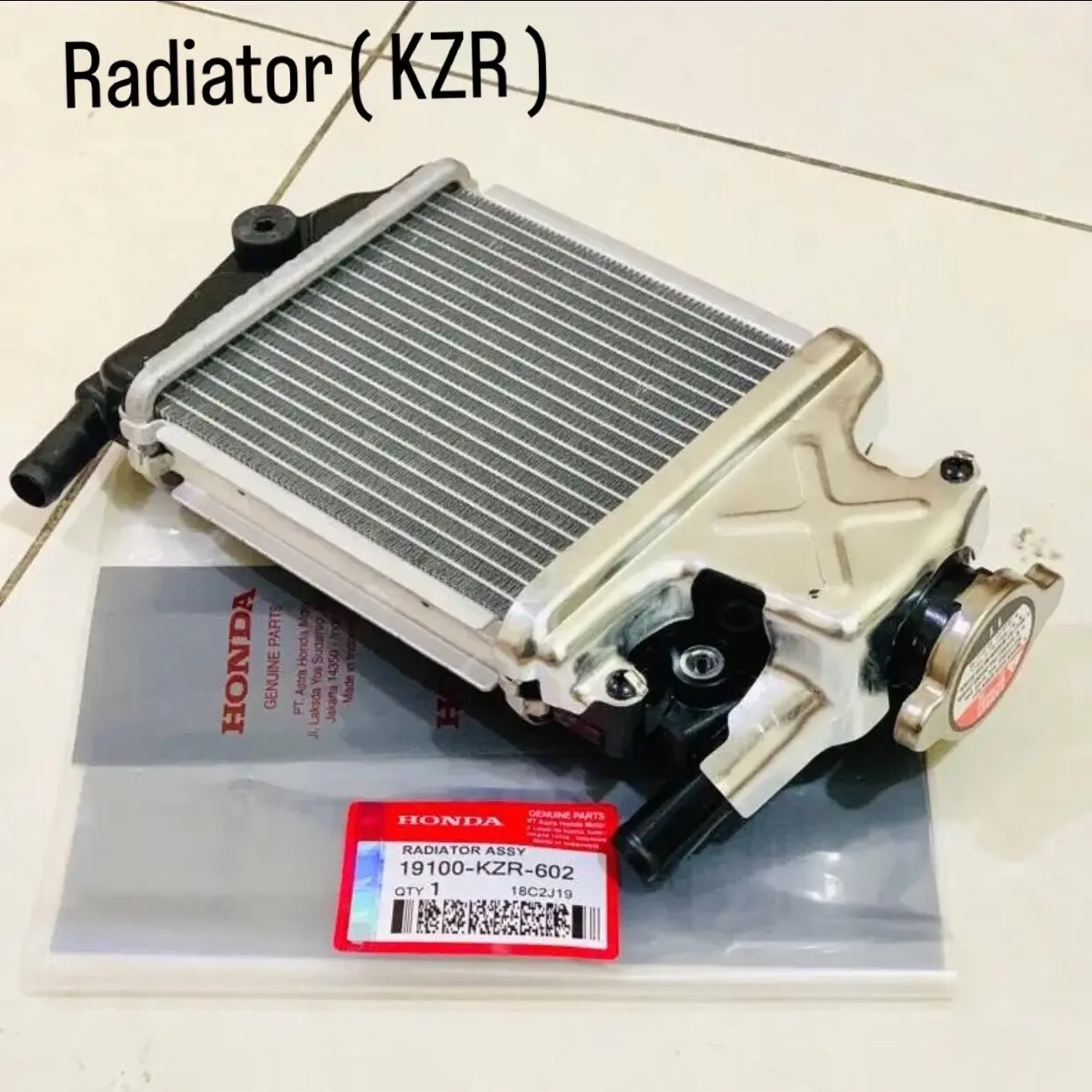 Radiator (KZR) motor Honda Vario 125 , Techno ,vario 125 CBS , LED,vario 150 ,vario 150 Led , Esp ,vario 125 Fi