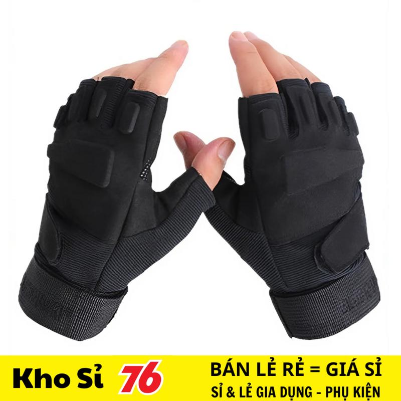 Găng Tay Xe Máy Blackhawh Chống Nắng, Găng Tay Đi Phượt, Tập Gym Cao Cấp