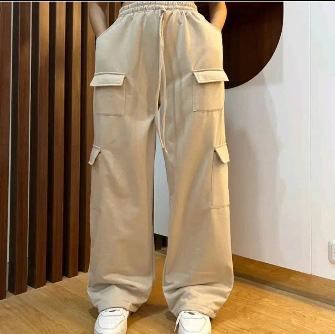 JOOLY UP CARGO SWEATPANT CELANA PANJANG SAKU BANYAK POTONGAN LONGGAR