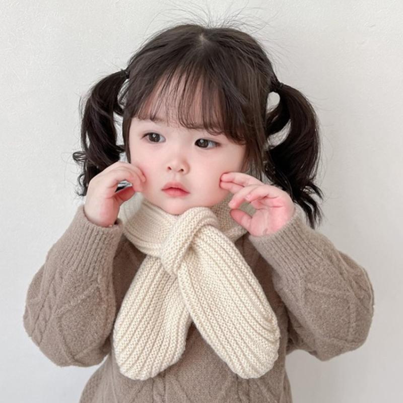 Product Introduction of Winter Baby Scarf Soft Warm Knitted Kids Scarves for Girls Boys Candy Children Scarfs Toddler Neck Warmer Infant Acccessories 9