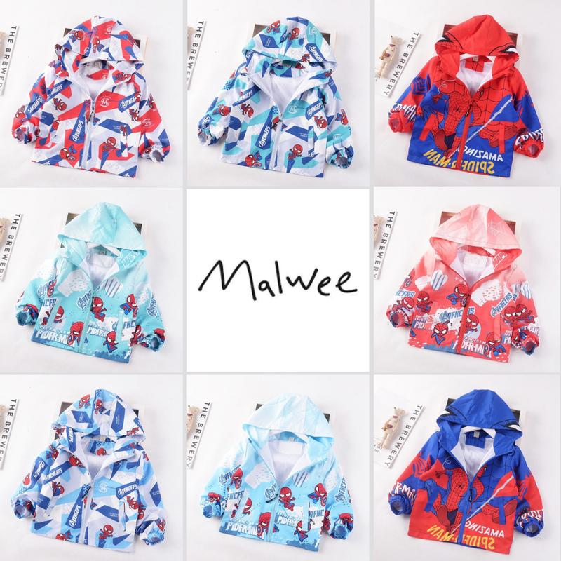  BST Áo khoác gió Malwee 2 lớp mềm mại họa tiết siêu nhân động vật cho bé trai 2-7 tuổi-Malwee Chính Hãng 