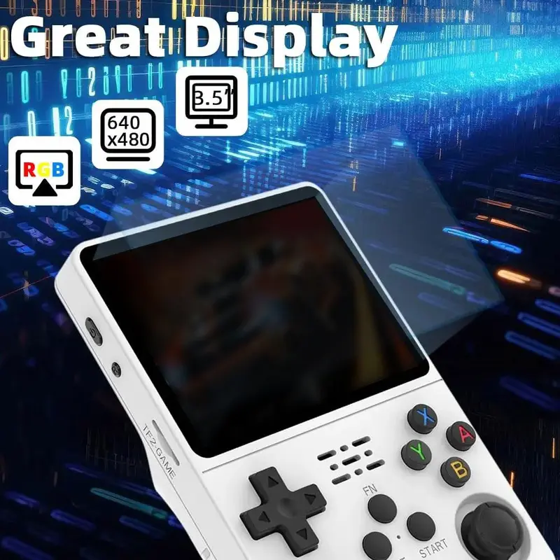 Retro Handheld Game Console with 3.5 Inch IPS Screen, Linux System, and Multiple Color Options 6