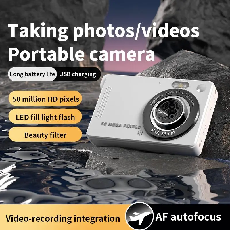 16X Digital Zoom Digital Camera, Auto Focus Vlog Camera, Compact Camera, Shockproof Camera for Home & Outdoor 4
