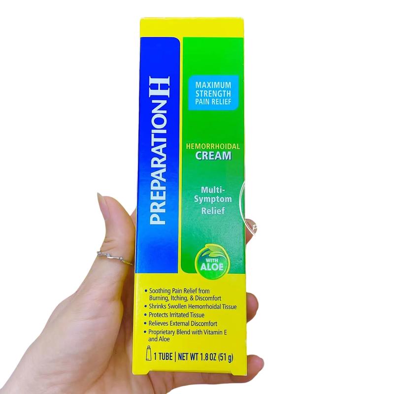 Kem bôi trĩ PREPARATION H HEMORRHOIDAL CREAM 26g giảm các khó chịu hậu môn trực tràng của Mỹ 6