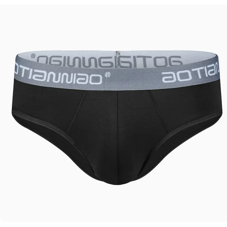 Men's Panties Stretch Plus Size Breathable Briefs Modal Comfortable And Breathable Mid-Rise Men's Panties