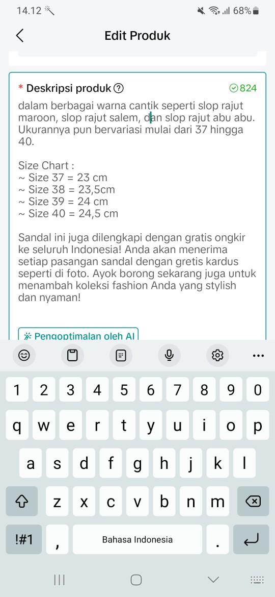 Sandal slop rajut terbaru Wanita Shoes Karet Selop