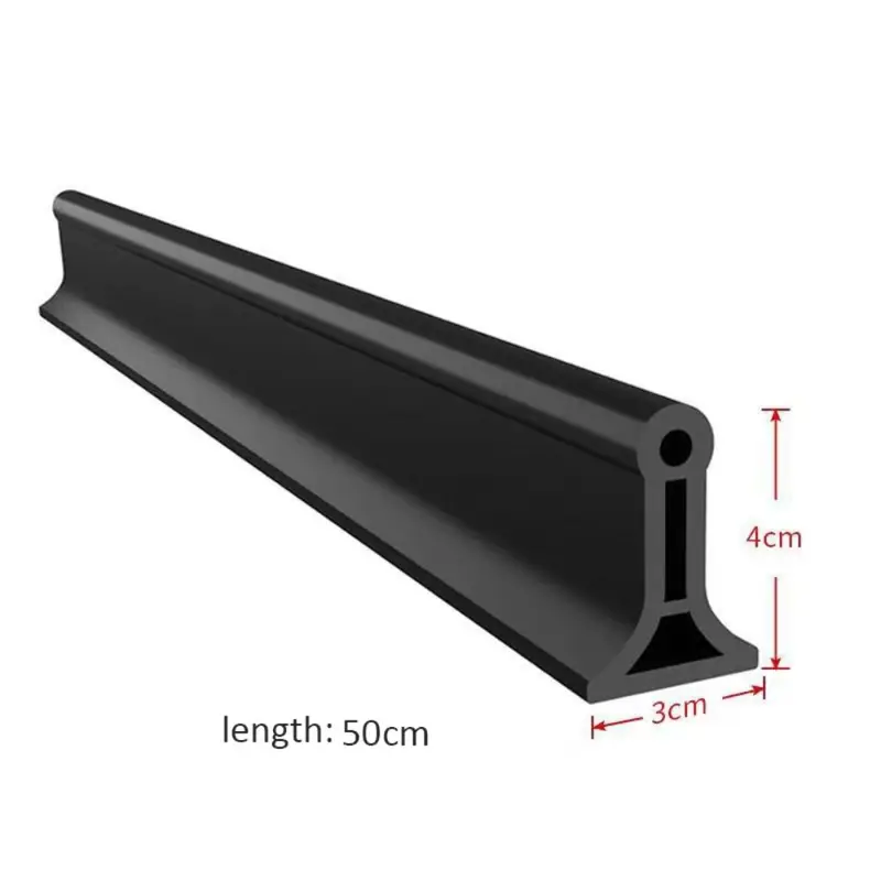 Dải Giữ Nước Bằng Silicon, Rào Chắn Nước, Tự Dính, Có Thể Uốn Cong, Ngăn Chặn Tách Khô Và Ướt, Dẻo, Thích Hợp Cho Phòng Tắm, Phòng Tắm, Nhà Bếp Và Nhà Vệ Sinh, Ngăn Chặn Nước 2