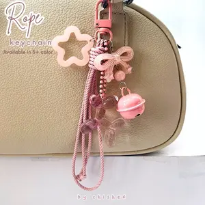 Gantungan Tas Tali Love Bunga Grosir/ Bag Charm Premium Grosir DEAR