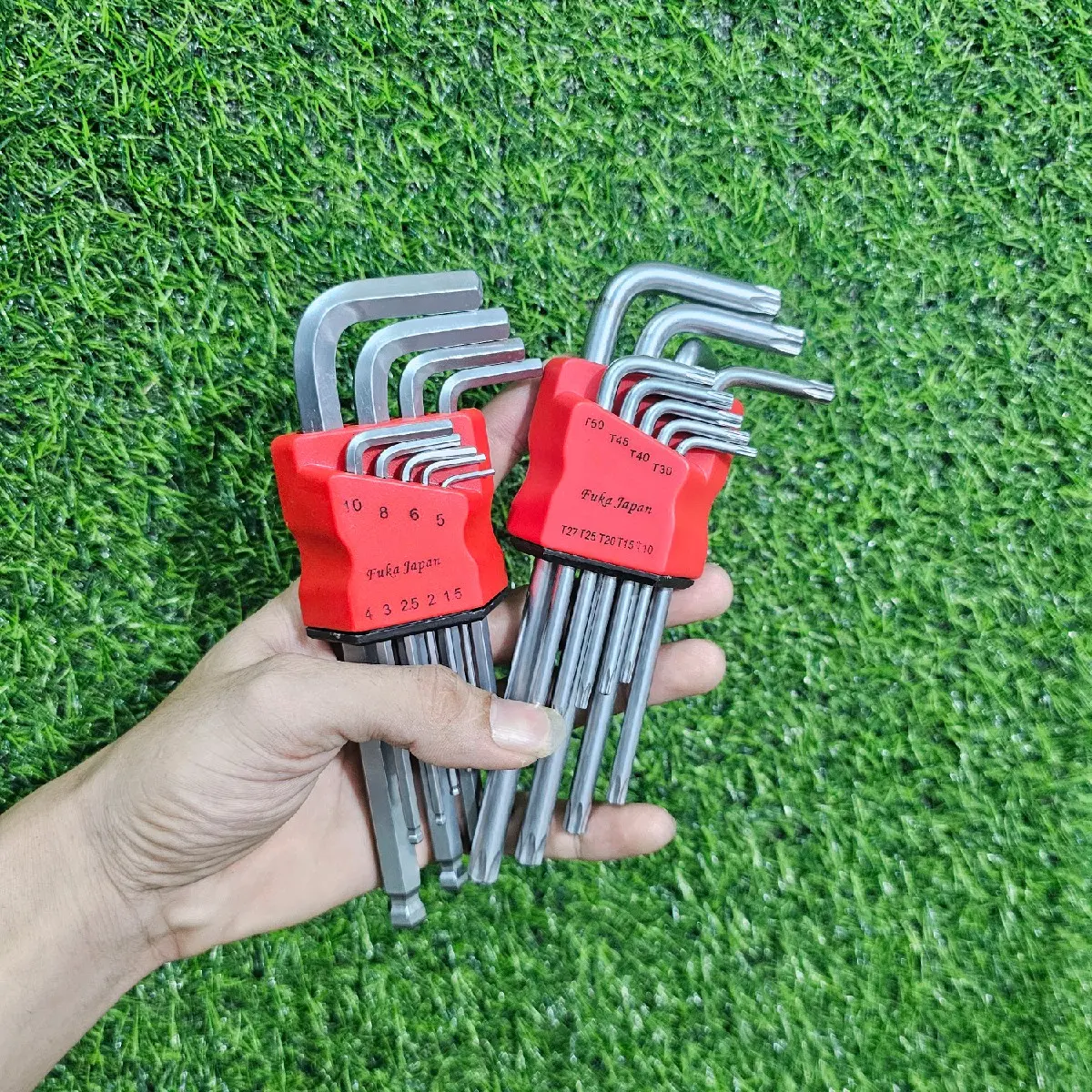 combo 2 bộ lục giác bi và bông loại ngắn Fuka