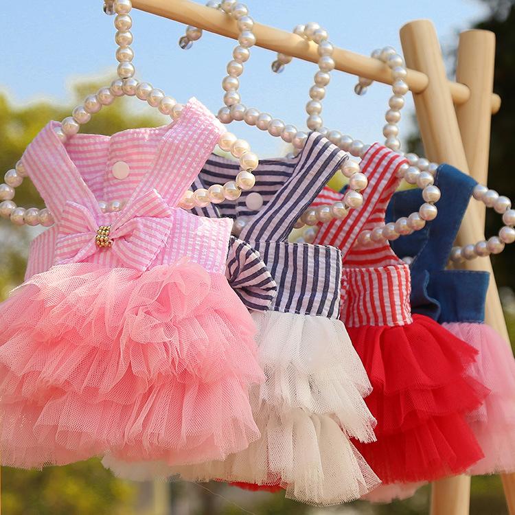 Product Introduction of Quần Áo Thú Cưng, Bộ Sưu Tập Mới Mùa Xuân Và Mùa Hè, Dây Treo Sọc, Váy Lưới, Thích Hợp Cho Chó Và Mèo, Cỡ Nhỏ Và Trung Bình Đồ Dùng Cho Thú Cưng 9