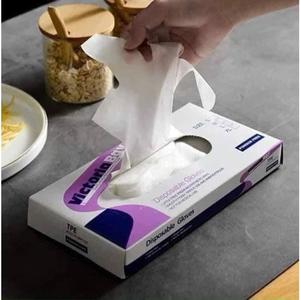 Găng tay nấu ăn - găng tay làm bếp siêu dai Victoria Bay, chất liệu TPE không mùi chống nhăn hộp 100 cái