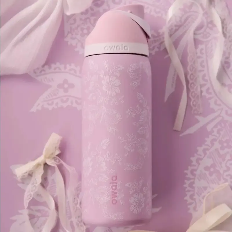 Kuromi Owala FreeSip Stainless-Steel Water Bottle With Locking