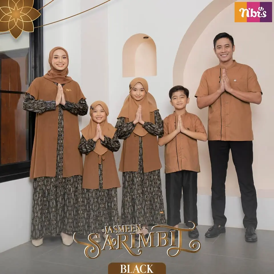SARIMBIT KELUARGA JASMEEN BLACK BY NIBRAS {PROMO}