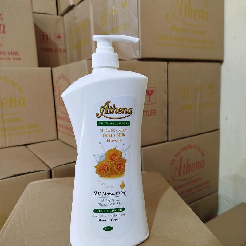 Sữa Tắm Sáng và Giữ Ẩm Athena (chai 1150ml) - Combo 4 chai - Dưỡng Body, Dưỡng Da Body Làm Đẹp Da 3