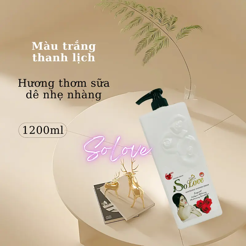 Combo 3 Sữa Tắm SOLOVE LINE Thái Lan 1200ml - Hương Sữa Dê, Hương Nước Hoa, Hương Hải Mã 7