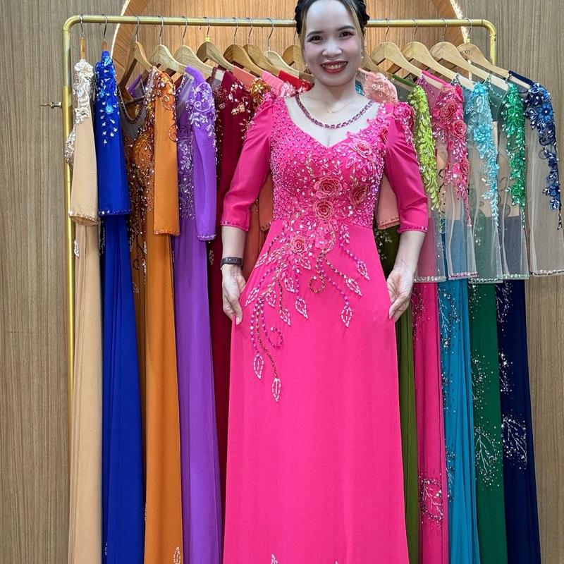 Áo dài dạ hội hàng thiết kế cao cấp 7