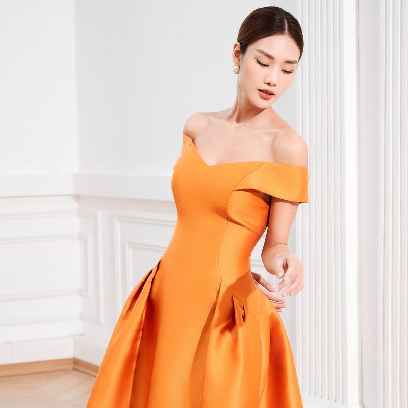 Đầm xòe vai trễ HeraDG WDPBB2009 3