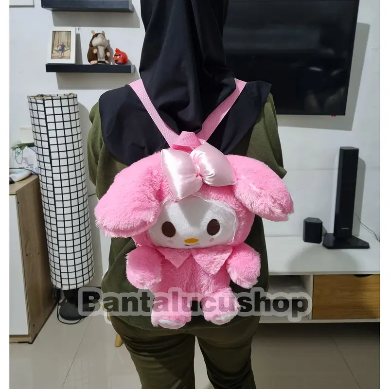 Tas Boneka Karakter Melody Ransel Wanita Kelinci Cute Bordir Ransel Anak Melody 4