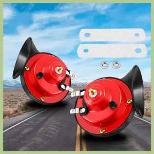Klakson Mobil Snail Shaped Loud Car Horn 24V 300dB 2 PCS - 60B SRN.ID