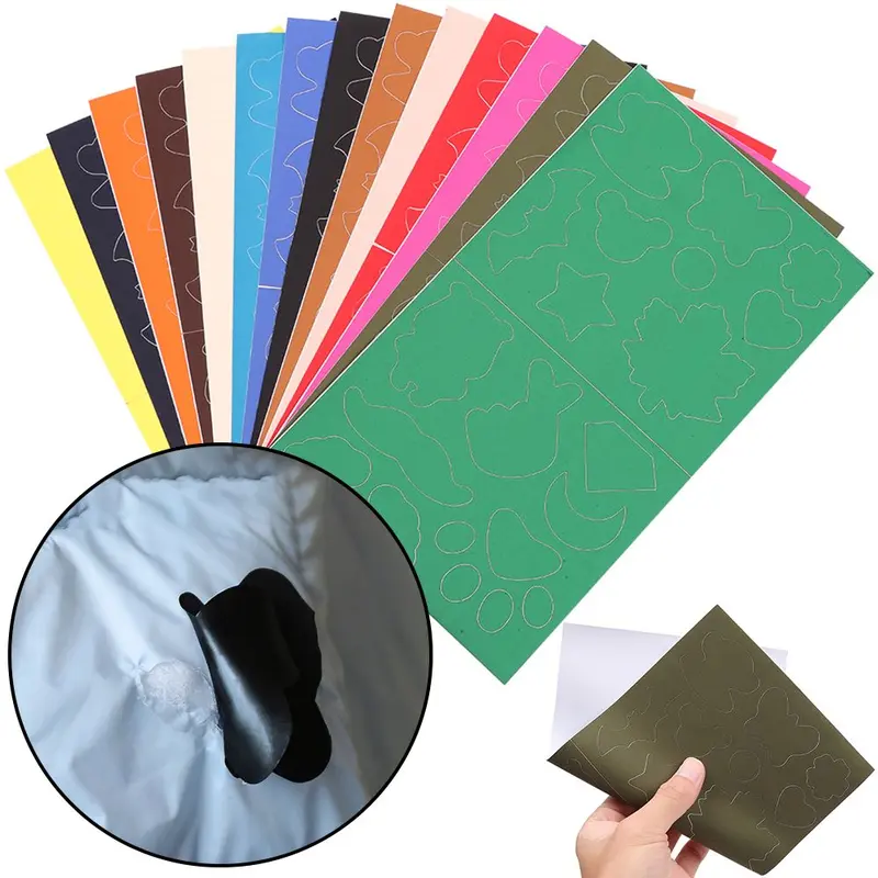Miếng Dán Áo Khoác Chống Thấm Nước, Đồ Trang Trí Áo Khoác Phao, Miếng Dán Tự Dính, Miếng Dán Vải Bố, Miếng Dán Viền, 1 Miếng 0