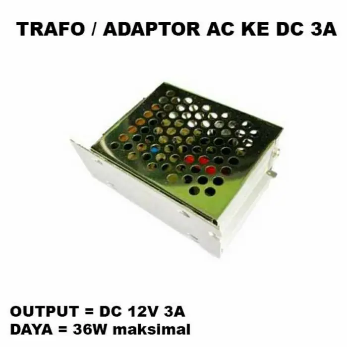 cod power supply adaptor switching trafo LED strip12v 3A 2