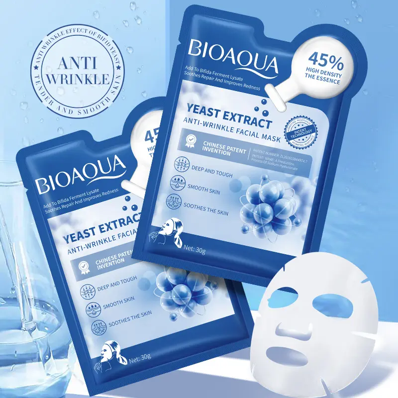 Split Yeast Anti-Wrinkle Mask Hydrating Moisturizing Delicate Pore Mask