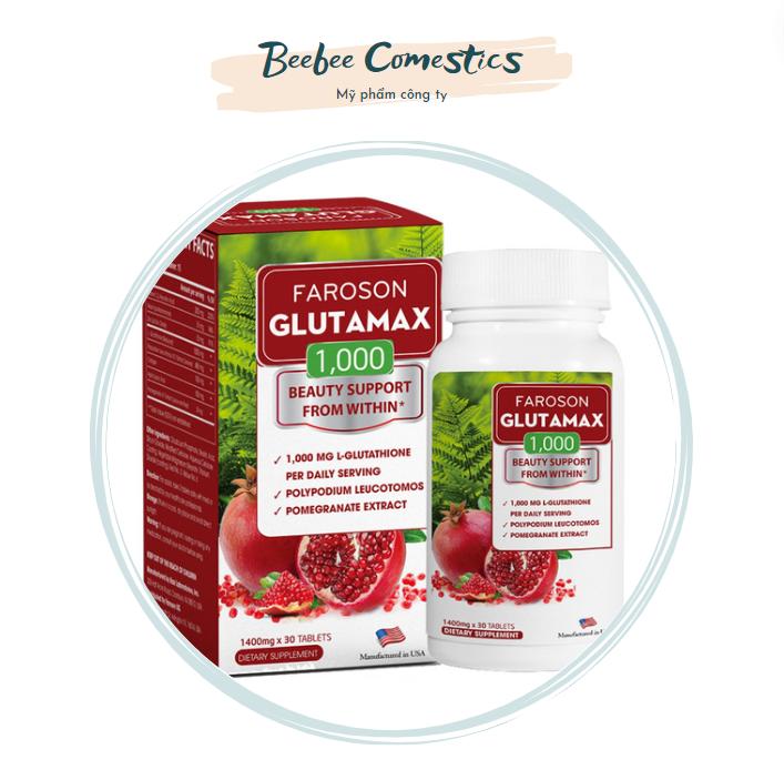 [Hàng cty] Viên Uống Glutathione Faroson Glutamax 1000 (30 viên)