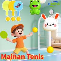 Gambar Vinnatsu Mainan Pelatih Tenis Meja Gantung Anak /  Mainan Tenis/ Untuk Latihan Tenis Meja Dalam Ruangan / Meningkatkan Kemampuan Reaksi Anak-anak - Model kelinci 5 bola dari Vinnatsu Kab. Tangerang 1 Tokopedia