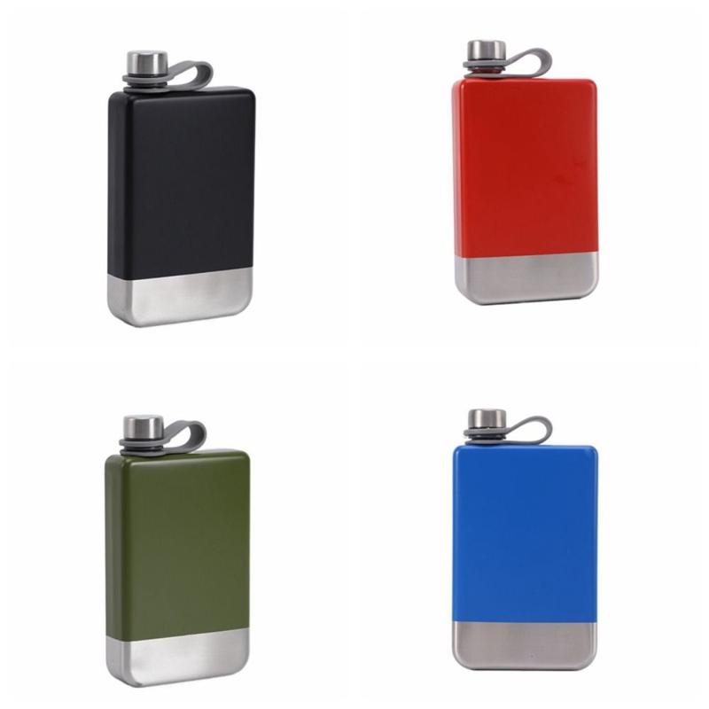 Product Introduction of High Quality Stainless Steel Hip Flask 9oz Portable Liquor Flask Leakproof Paint Spraying Wine Cup Unisex 18