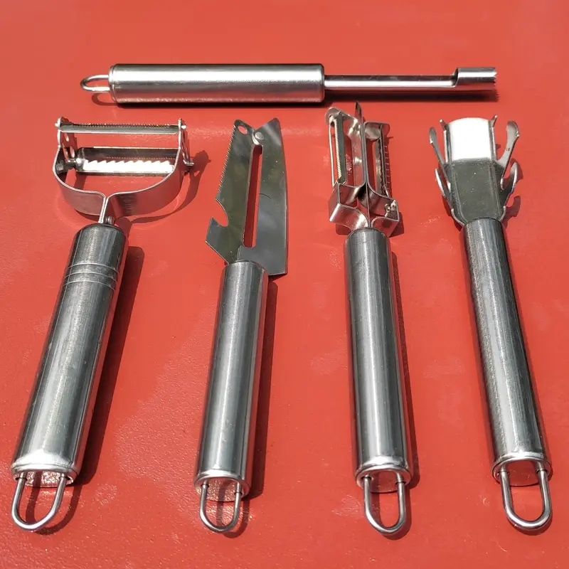 Bộ 5 món gọt vỏ, nạo, bào củ quả đa năng chất liệu thép không gỉ - dụng cụ nạo & dụng cụ cắt 1