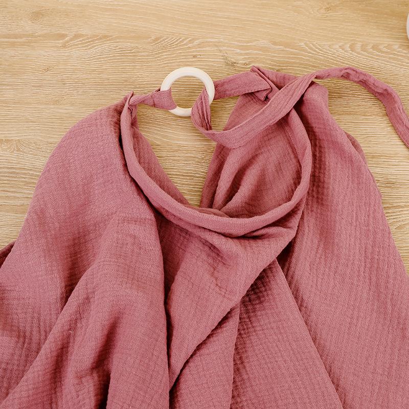 Product Introduction of Cotton Breathable Breastfeeding Cover Mother Outdoor Nurse Cloth Adjustable Privacy Breastfeeding Apron Baby Feeding Nursing 3