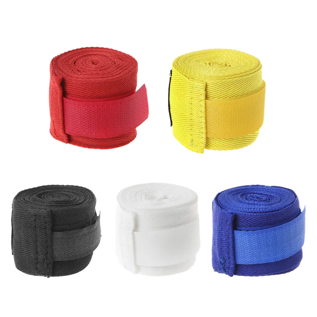 Băng Quấn Bông, Chiều Dài 2,5m/98,42in, Băng Quấn Đấm Bốc Cổ Tay, Bọc Tay, Bảo Vệ Chiến Đấu, Thích Hợp Cho Đấm Bốc, Kickboxing, Muay Thái, Bọc Tay Tập Luyện