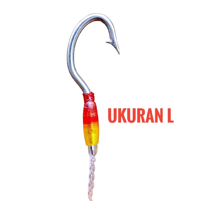 Kail Pancingan Urek Belut Sawah Bahan Baja Model India 5