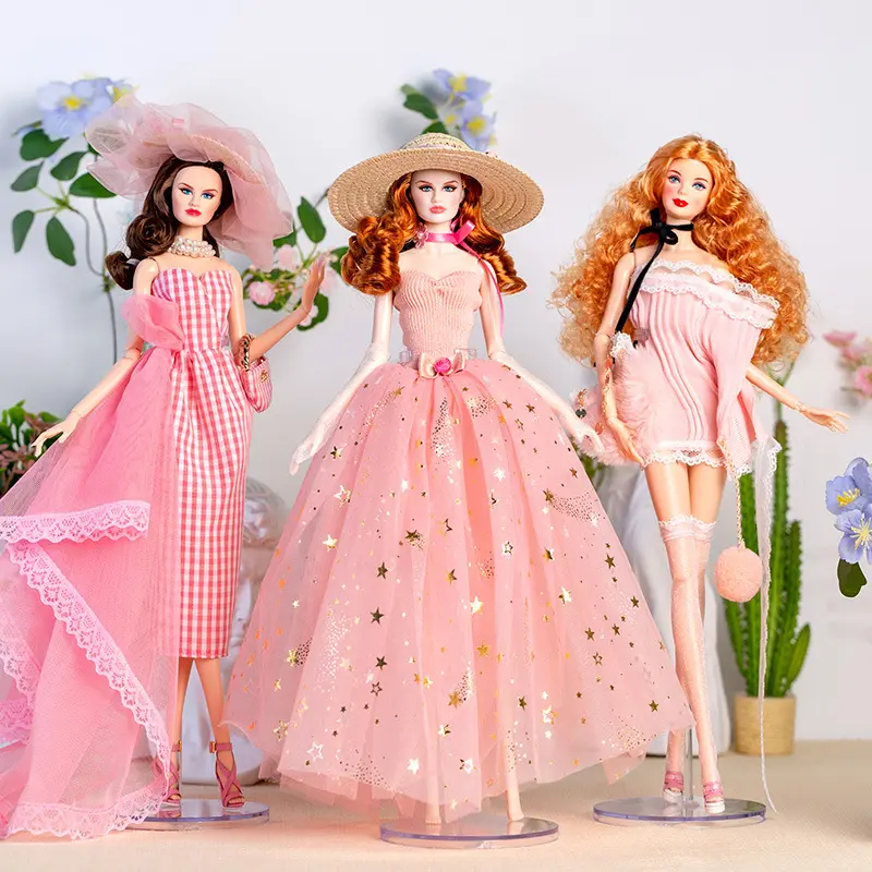 Xianxian Supermodel Doll Original Fashion Spring and Summer - Qimeng Series Girl Princess Doll Dress Up Toys Clothing Xianxian Princess Doll Fashion Retro Dress Up Dress Up