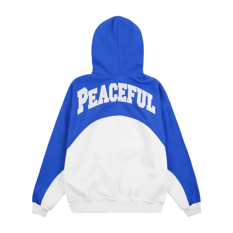 Hoodie THÊU PEACEFUL FROM Boxy NAM - Nữ .phối nhiều màu  đẹp . 3