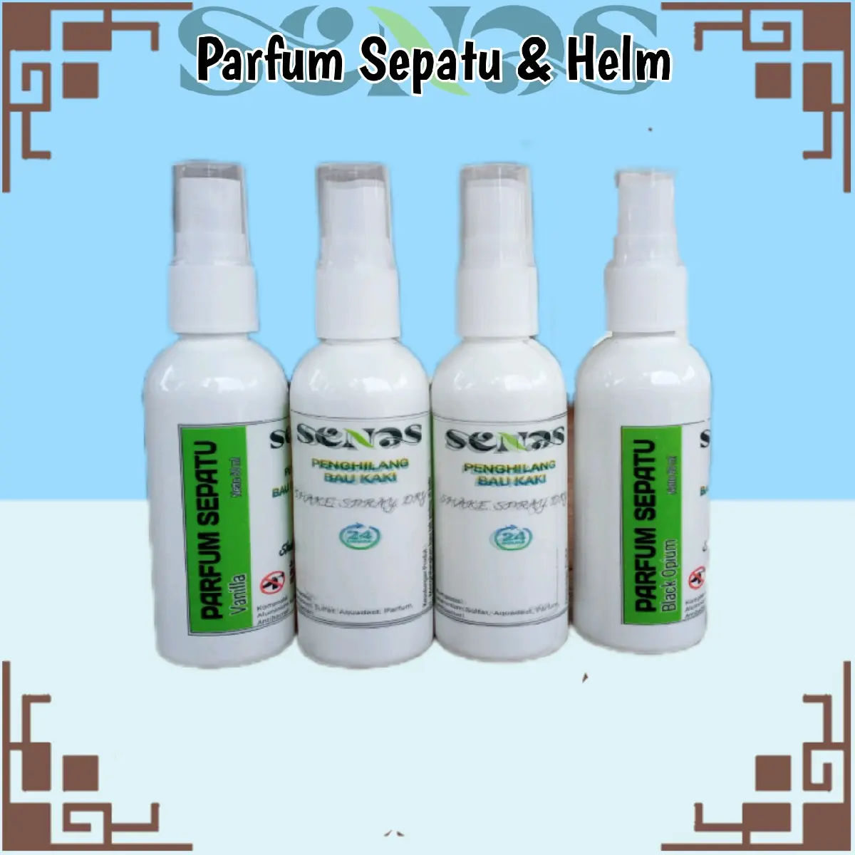 Parfum helm, parfum sepatu anti bakteri Pembersih Shoes Black