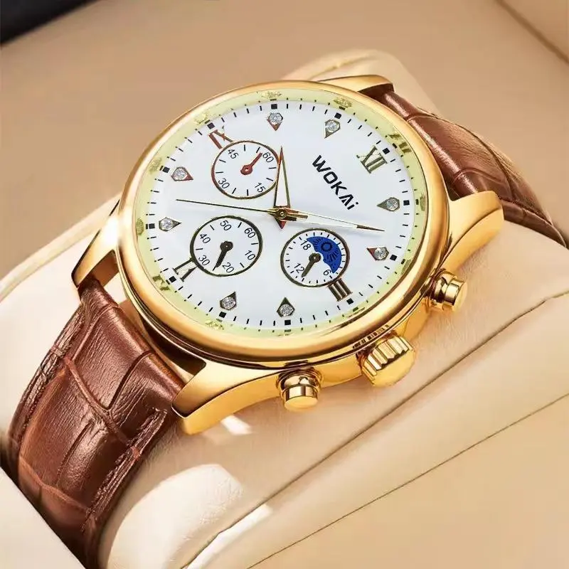 Business Watch Shi Ying Sports Watch Leisure Belt Men's Watch Men's Watch