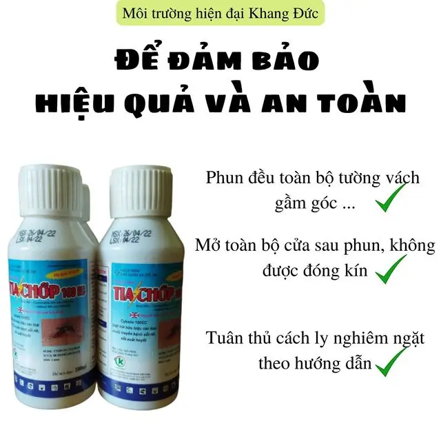 Thuốc Diệt Muỗi Tia Chớp 100EC Hiệu Suất Cao Hơn 1,5 lần Nguyên Liệu Nhập Anh Hạ Gục Nhanh Phun Xịt Hiệu Quả 8