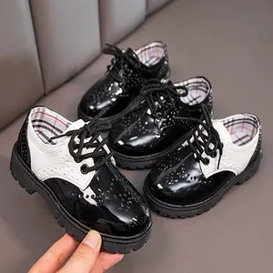 Sepatu Pantofel Flat Pesta Anak Cowok Laki Korean Fashion Shoe Party Slip On Pantovel Pria (ZH-SS204)