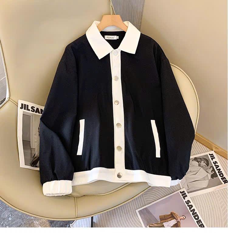  Áo Khoác Nam Nữ Chất Liệu Kaki Hai Lớp Phối Cổ Sơ Mi Cao Cấp Nam chuẩn form ,cản gió ,chống  tia UV menwear jacket Menswear Bomber 