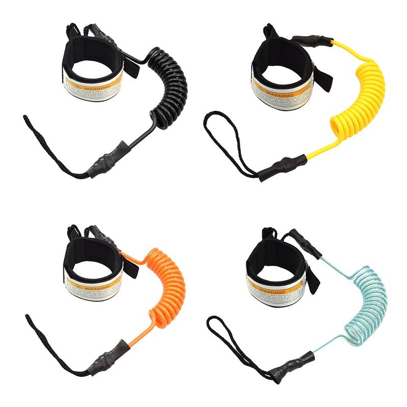 Product Introduction of Surfing Safety Hand Rope Boat Safety Paddle Stand Up Paddle Surfing Safety TPU Hand Rope For Surfboard Surfing Accessories 5