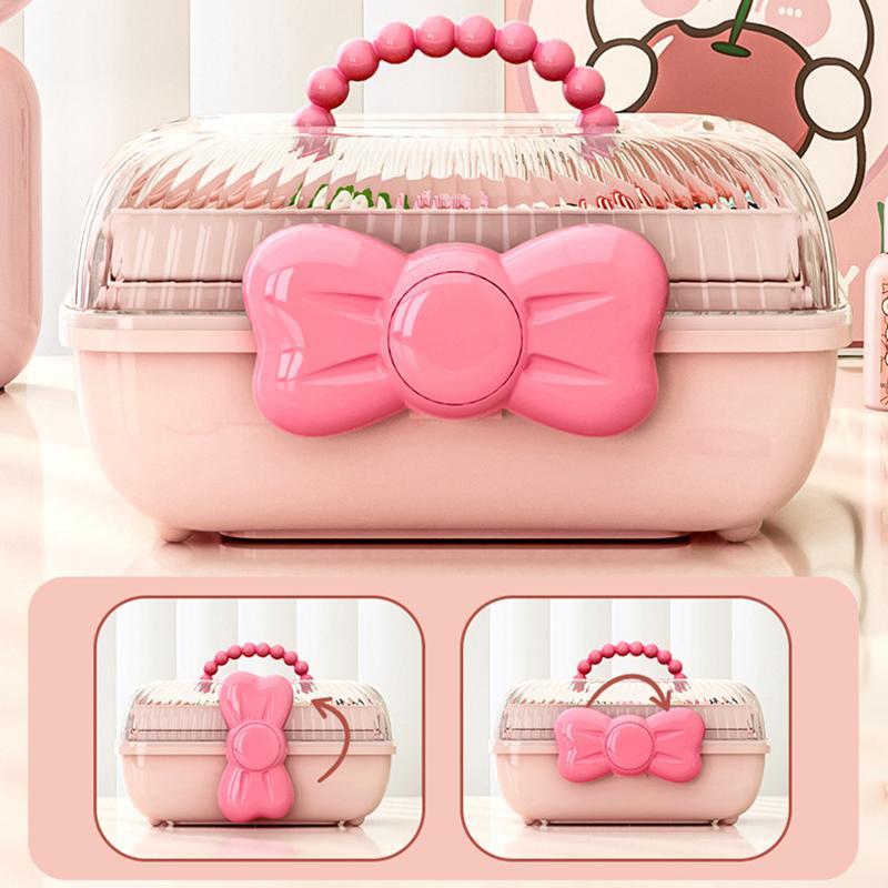 Product Introduction of ที่เก็บกิ๊บติดผมหลายชั้น กล่องเครื่องประดับสาวน่ารัก เชือกคาดศีรษะ ชั้นวางจอแสดงผล เครื่องประดับผมสำหรับเด็ก กล่องเก็บของ 16