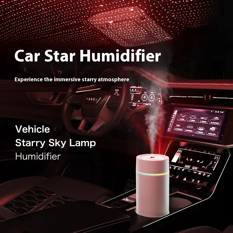 New Creative Car Humidifier Starry Atmosphere USB Small Aroma Diffuser Office Air Atomizer
