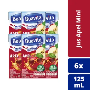 [PROMO EXCLUSIVE - JORDI ONSU] Buavita Mini Jus Buah Asli Apel 125 ml