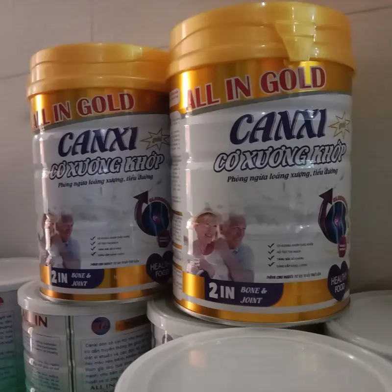 Sữa canxi ALL IN GOLD cơ xương khớp dành cho người bị xương khớp lon 900g 2