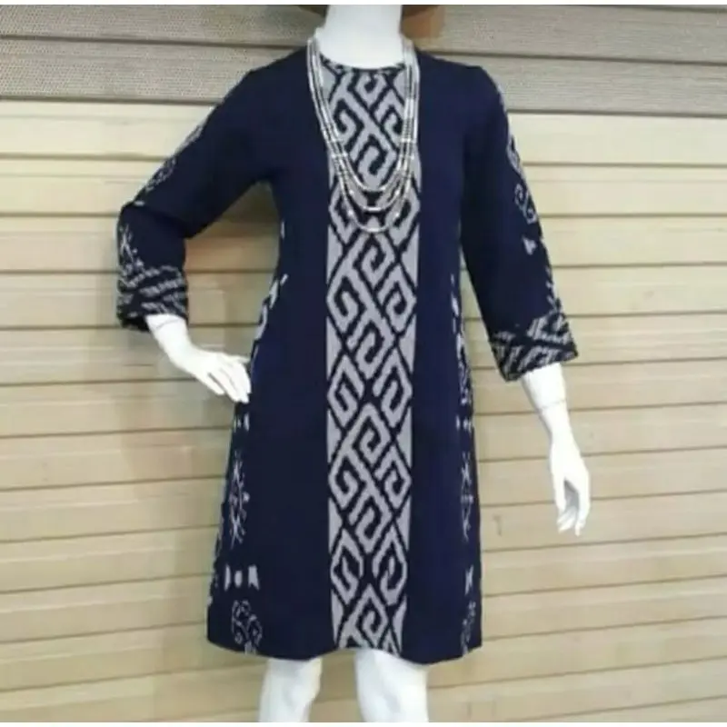 DRES TENUN ETNIK JEPARA TUNIK TENUN