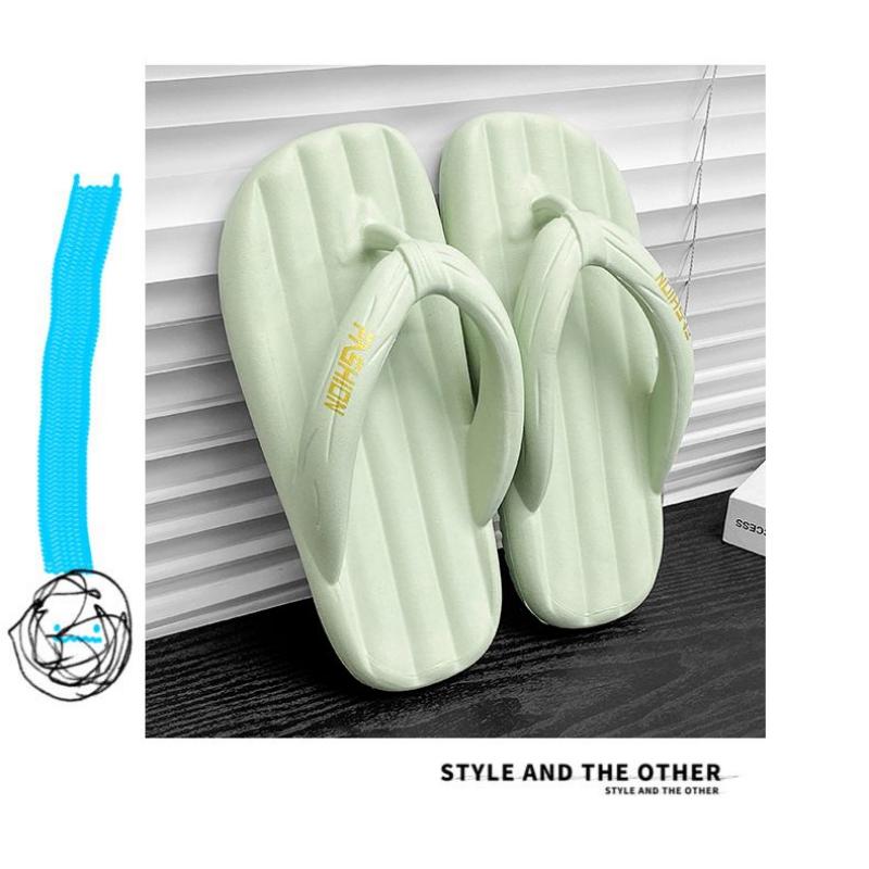 Product Introduction of Men Wear 2024 Hot Super Soft Thick Sole Anti-slip Anti-odor Lightweight Outdoor Home Clip-on Slippers 20