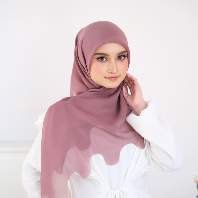Product Introduction of Hijab Segiempat Lasercut Gelombang Polycotton Bella Square 1