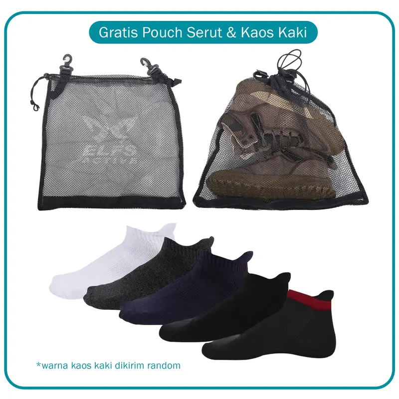 Elfs Active ATLAS Hiking Shoes - Sepatu Gunung High Cut Water Resist Outdoor Sport Pria 2